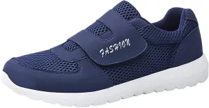 Men's 2023 New Hook Loop Solid Color Fly Woven Mesh Breathable Running Shoes Sneaker Boots Men Men's Sandals Men Shoes