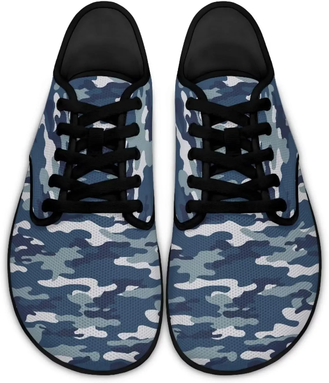 Mens Barefoot Shoes Camouflage Wide Toe Box Casual Sneakers Women