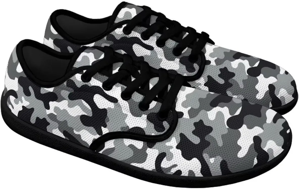 Mens Barefoot Shoes Camouflage Wide Toe Box Casual Sneakers Women