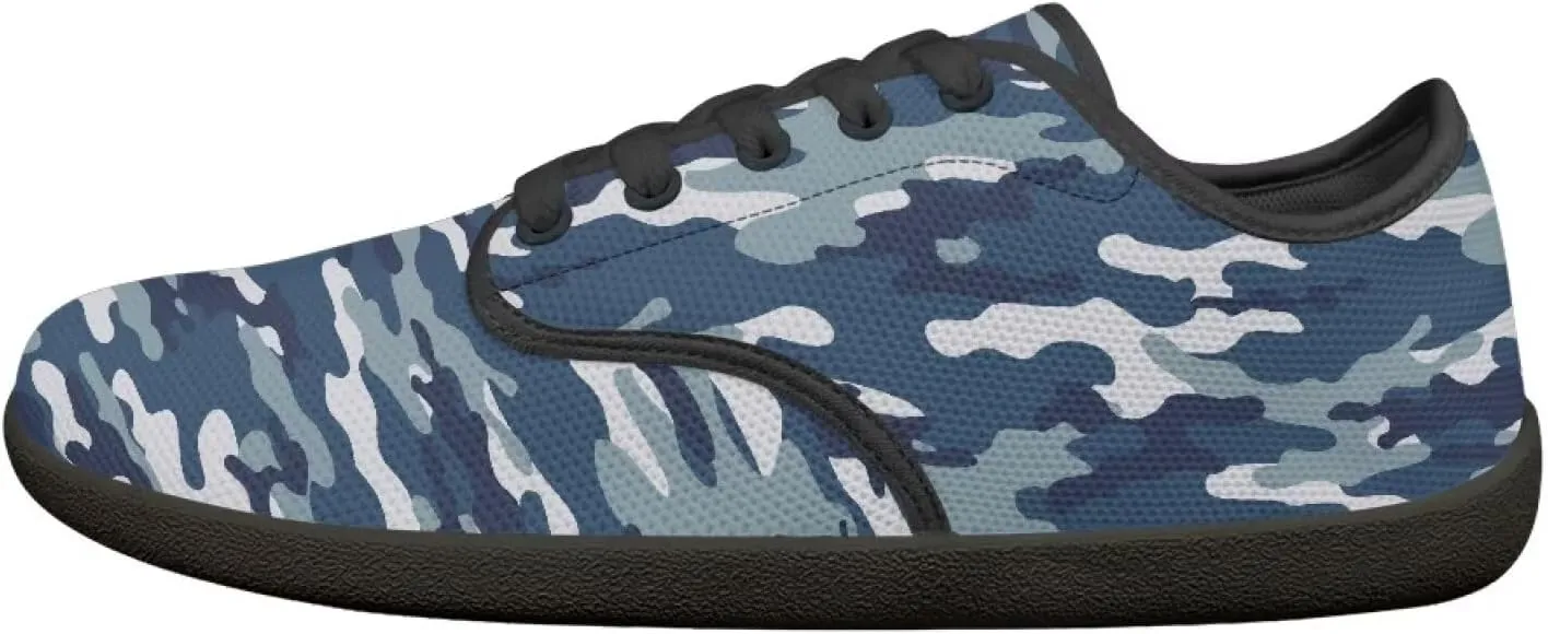 Mens Barefoot Shoes Camouflage Wide Toe Box Casual Sneakers Women
