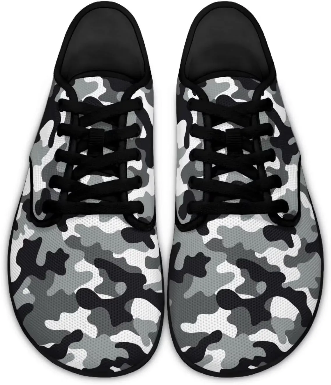 Mens Barefoot Shoes Camouflage Wide Toe Box Casual Sneakers Women