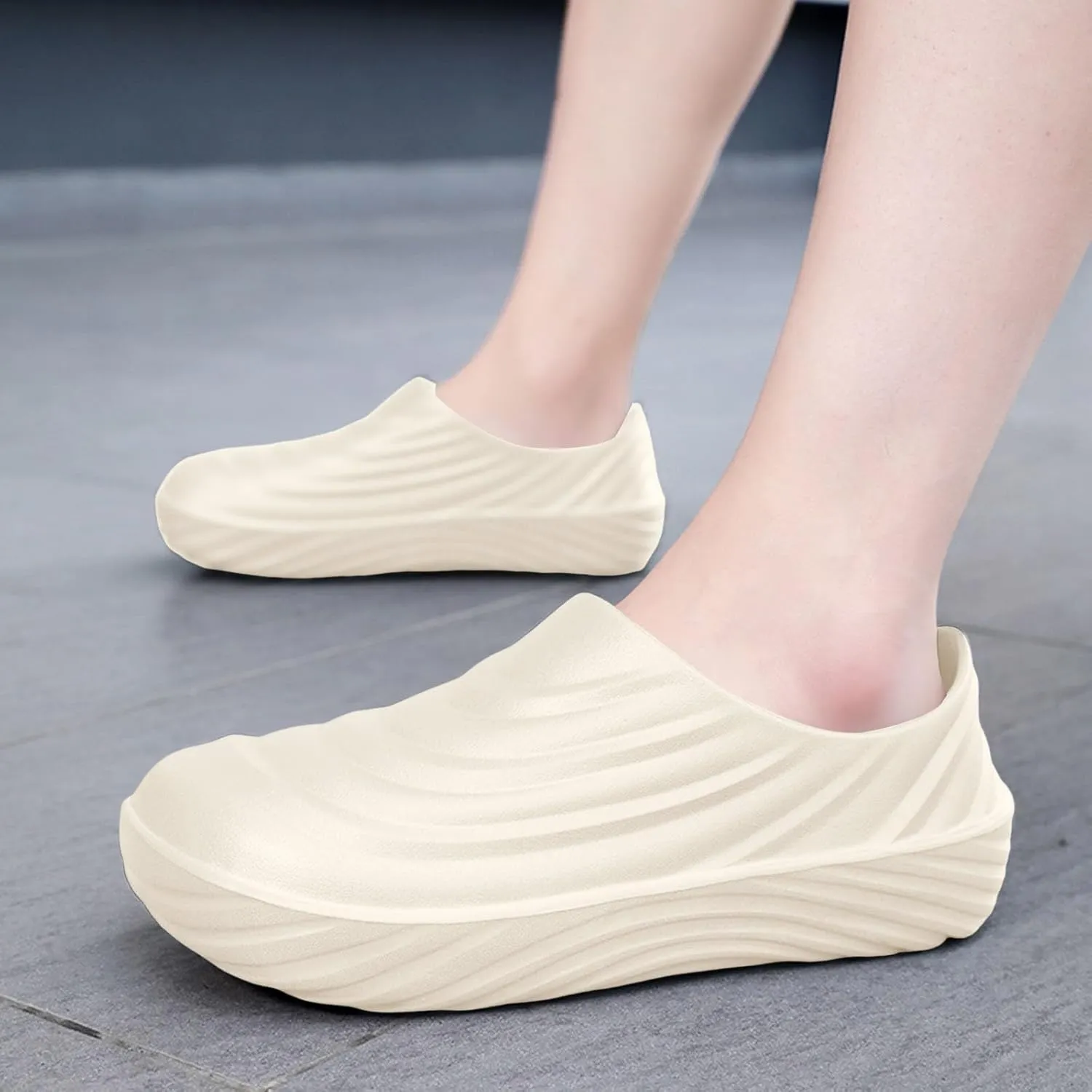 Men's Casual Dress Sneakers Men's and Work Shoes with Closure Toe Lightweight and Wear Solid Color Casual Shoes for