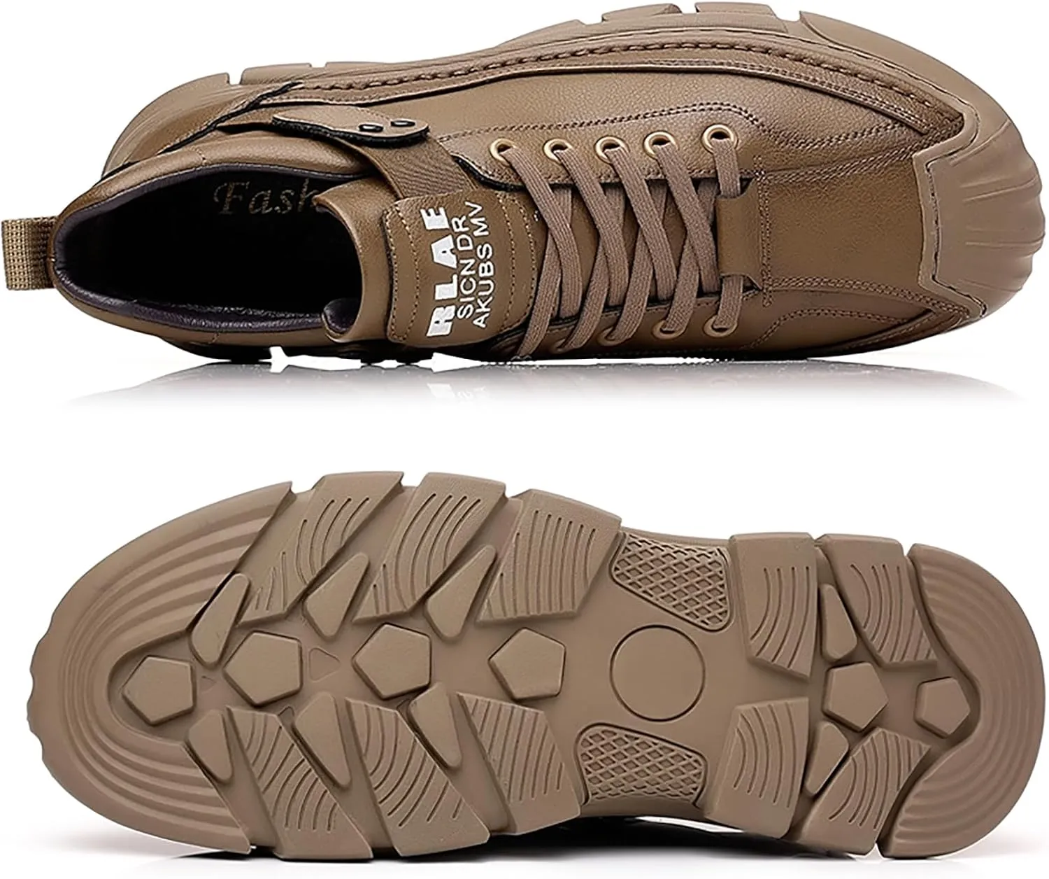 Mens Casual Shoes Fashion Sneakers Dress Shoes Comfortable Non-Slip Walking Hiking Shoes Lace Up Leather Oxfords for Men