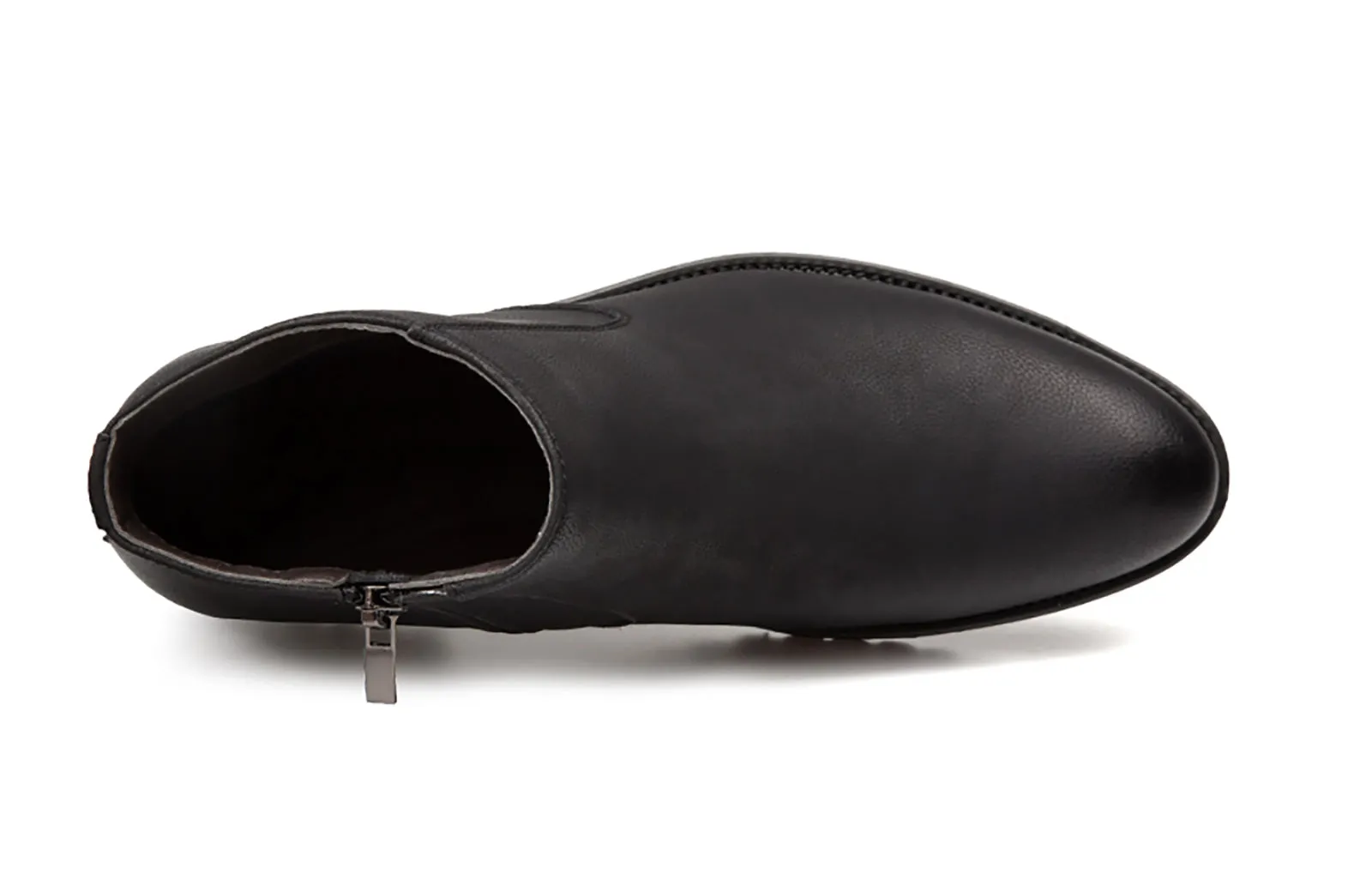Men's  Chelsea Boots Leather Zipper
