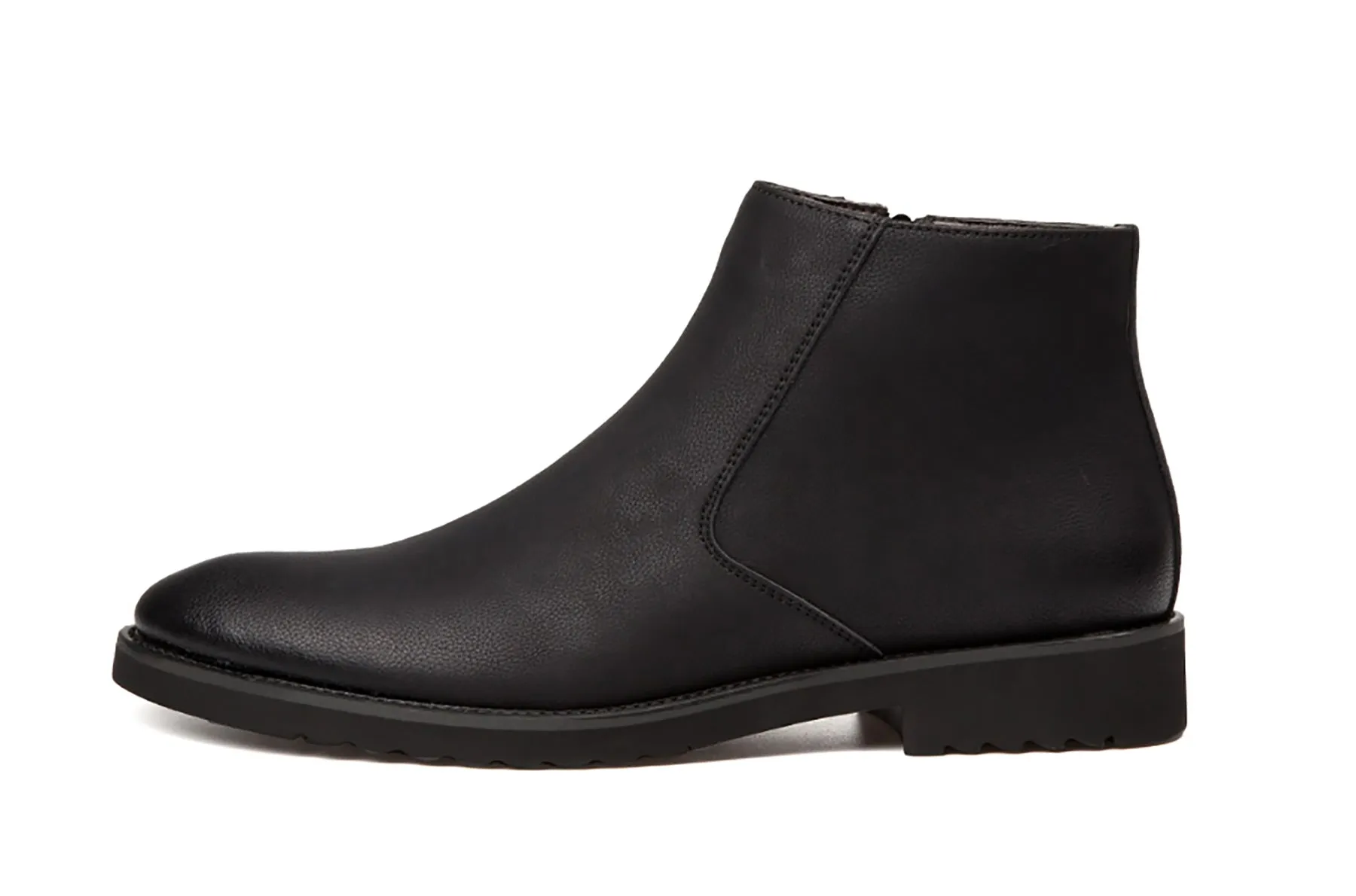 Men's  Chelsea Boots Leather Zipper