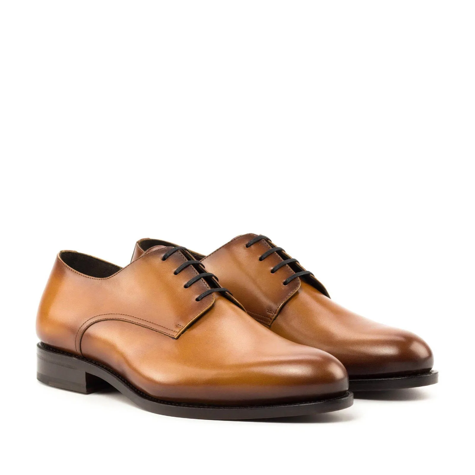 Men's Derby Leather Shoes Wide Plus Size 6012