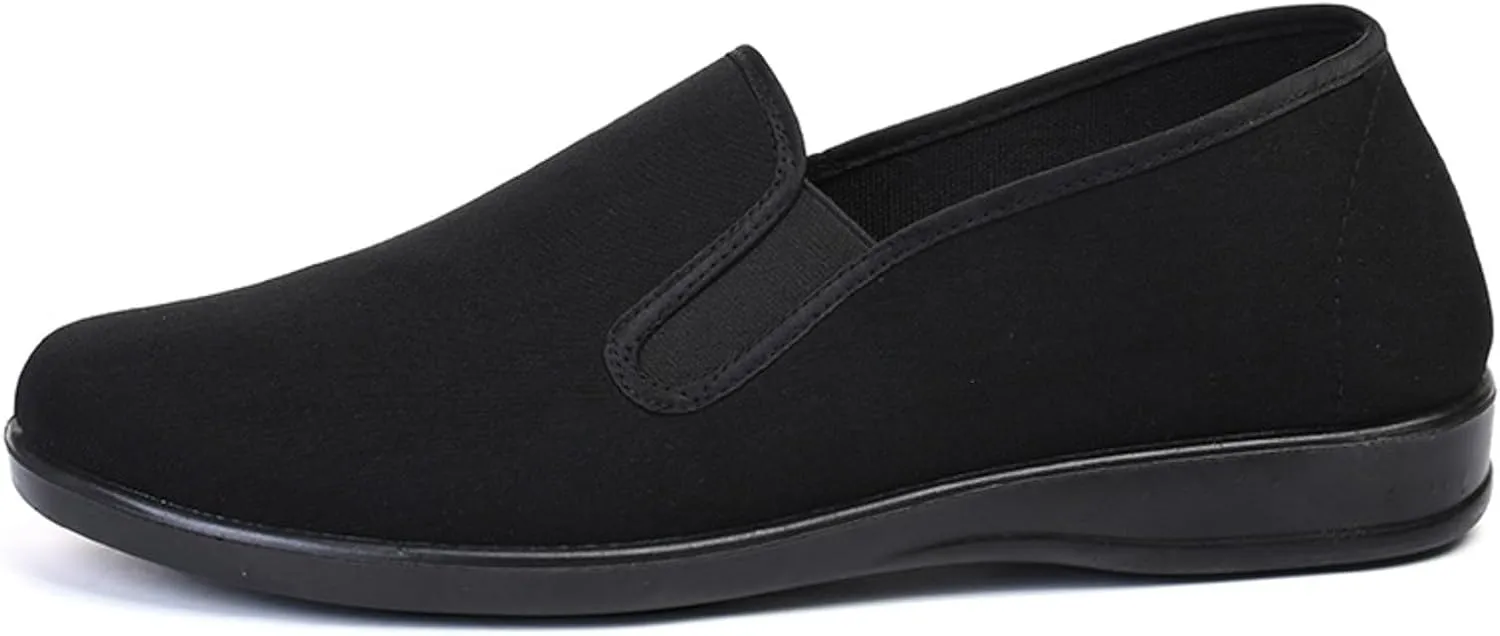 Men's Lightweight Non Slip Barefoot Shoes Work Shoes Breathable Comfortable Sneakers Flat Bottom for Old Men