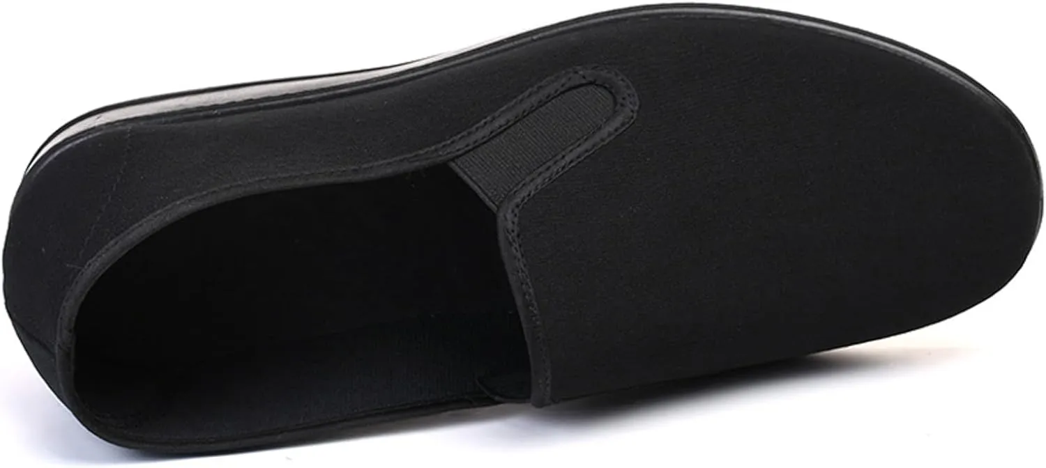 Men's Lightweight Non Slip Barefoot Shoes Work Shoes Breathable Comfortable Sneakers Flat Bottom for Old Men