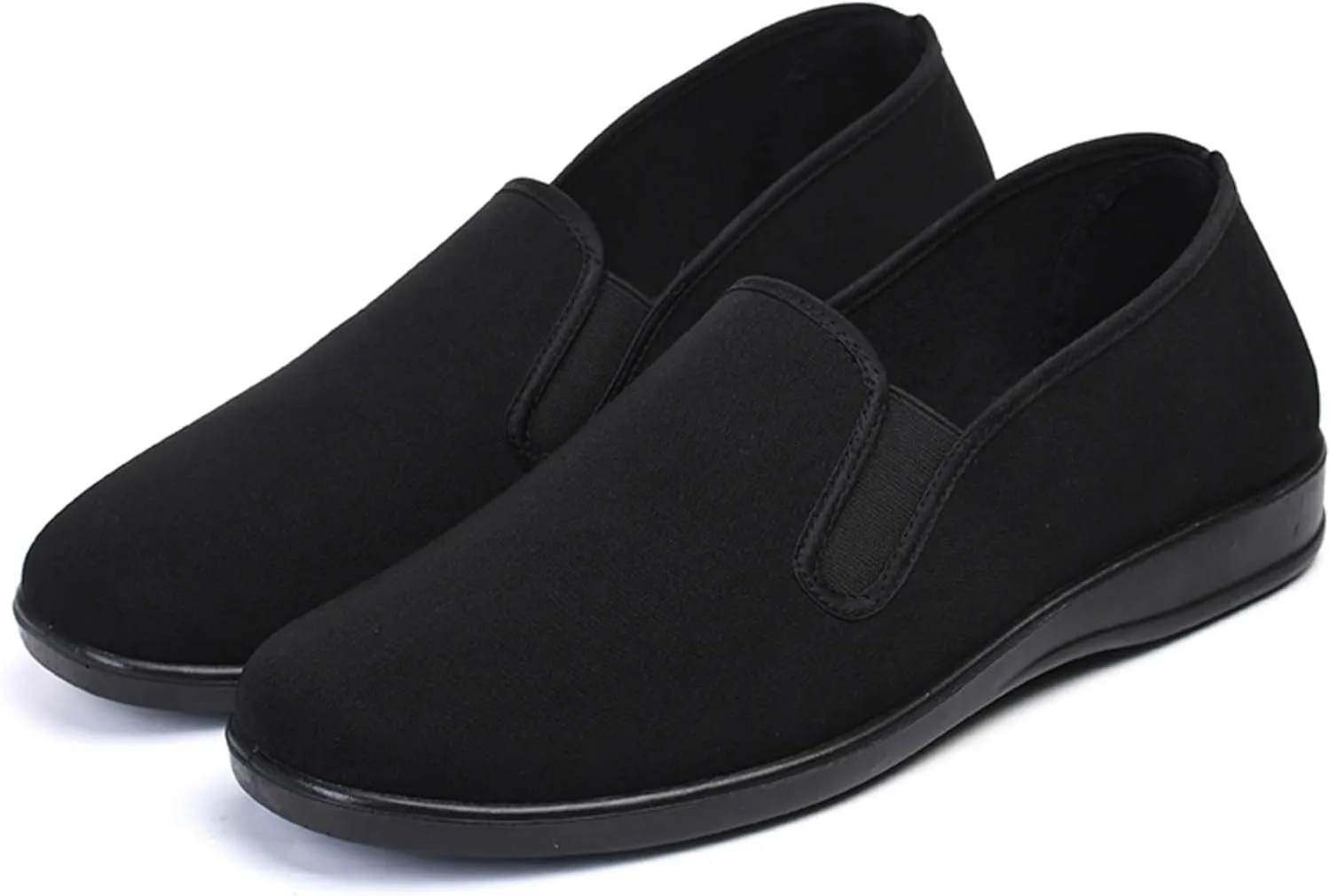Men's Lightweight Non Slip Barefoot Shoes Work Shoes Breathable Comfortable Sneakers Flat Bottom for Old Men