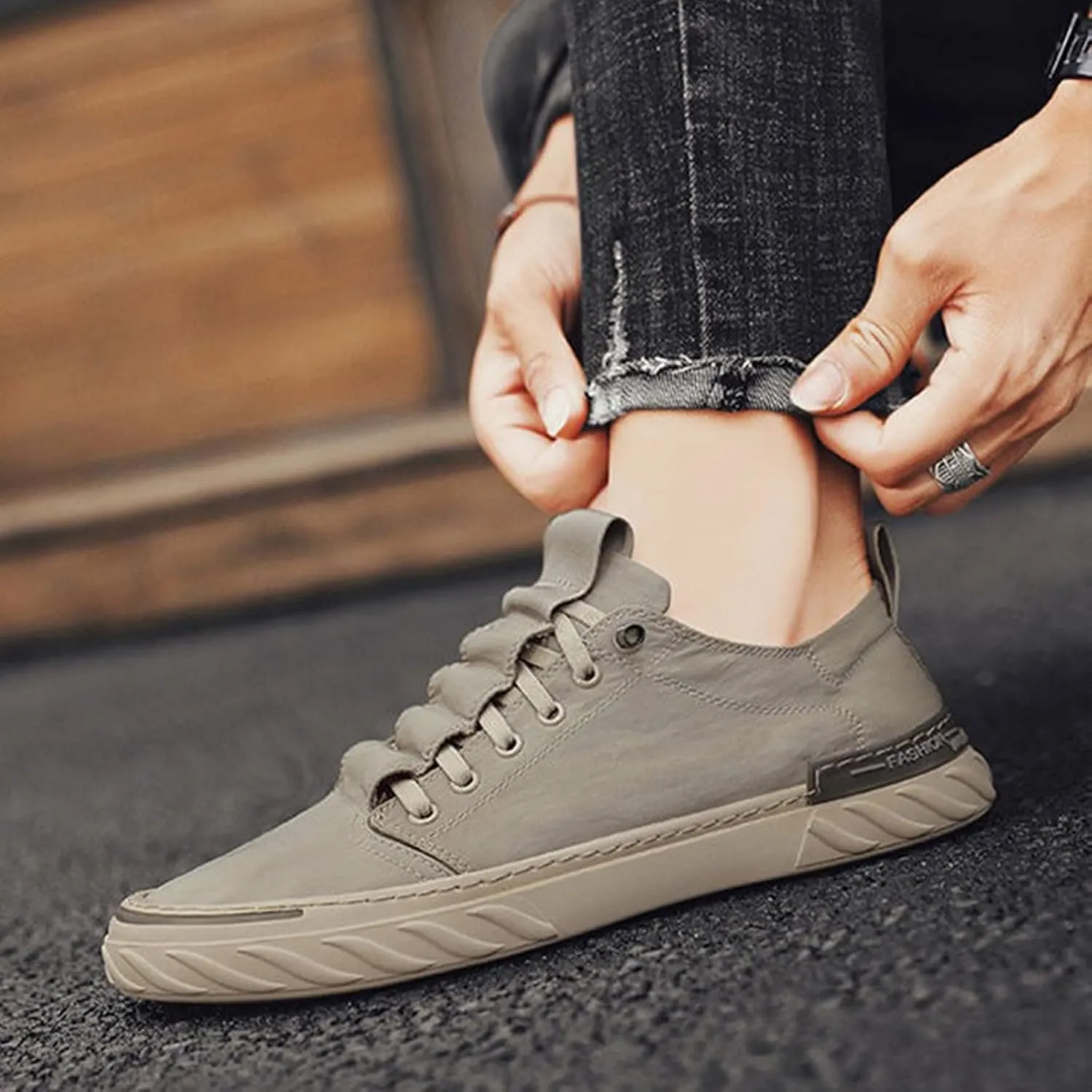 Mens Loafers & Slip-Ons Spring New Breathable Old Cloth Shoes Korean Trendy Versatile Shoes Men's Casual Canvas