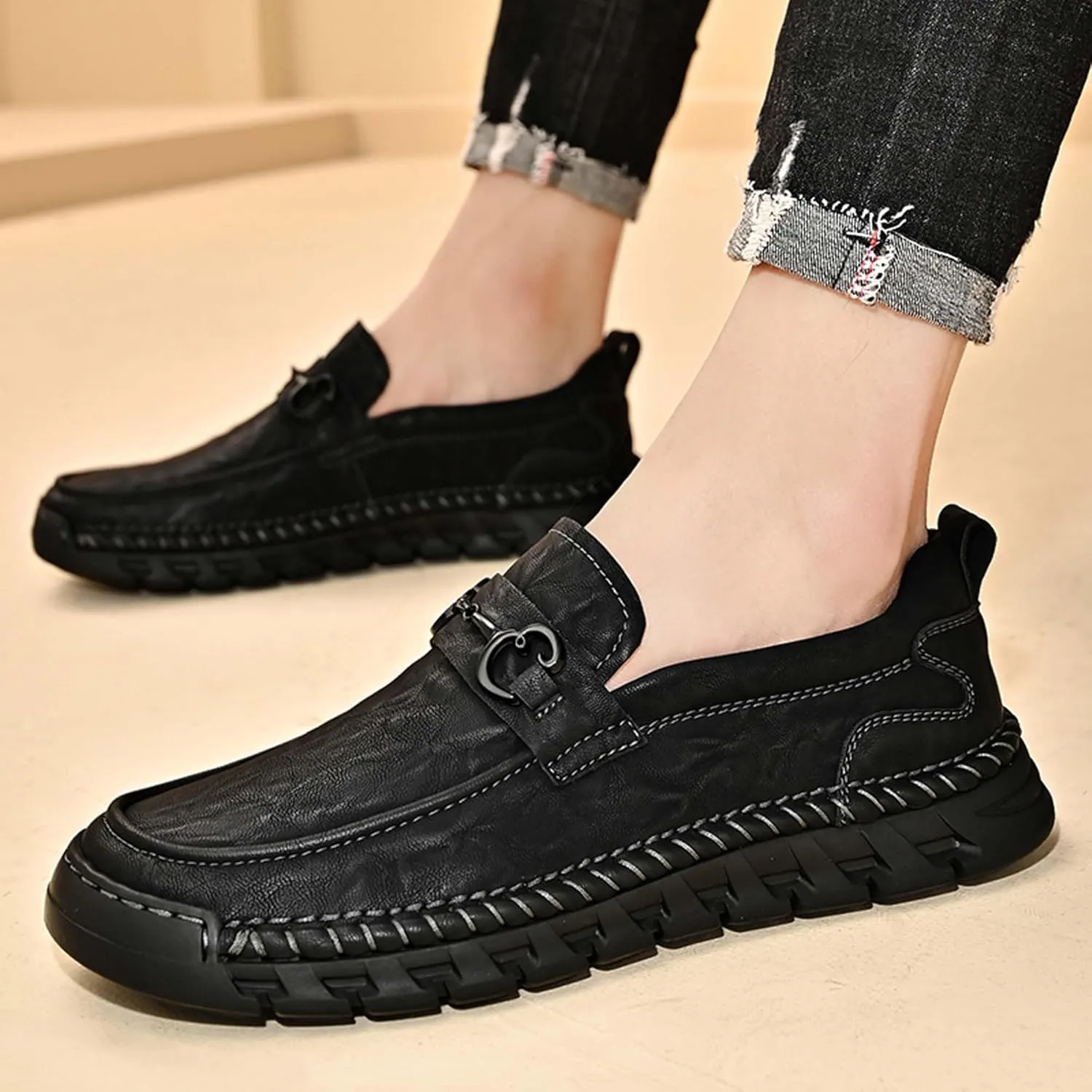 Men's Loafers Casual Boat Shoes Business Shoes Walking Shoes