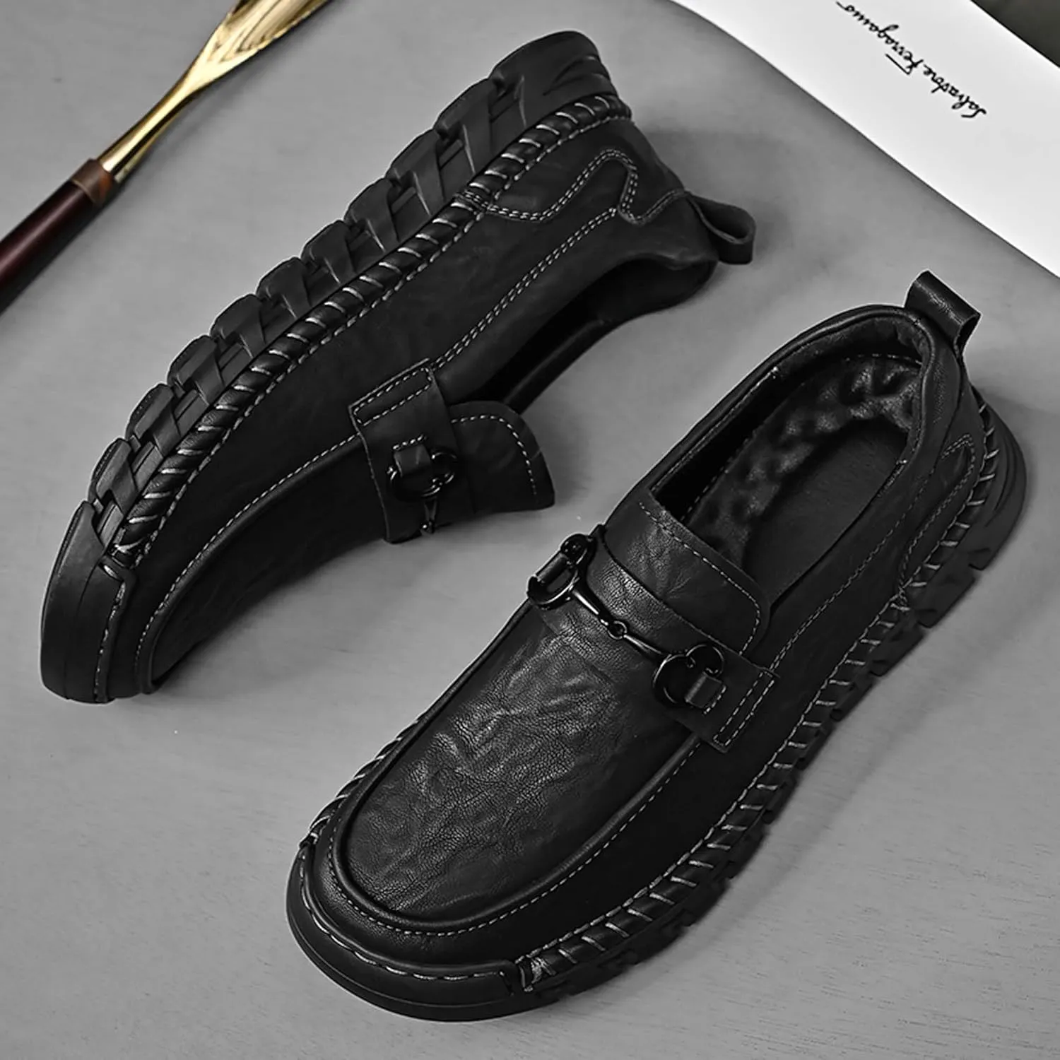 Men's Loafers Casual Boat Shoes Business Shoes Walking Shoes