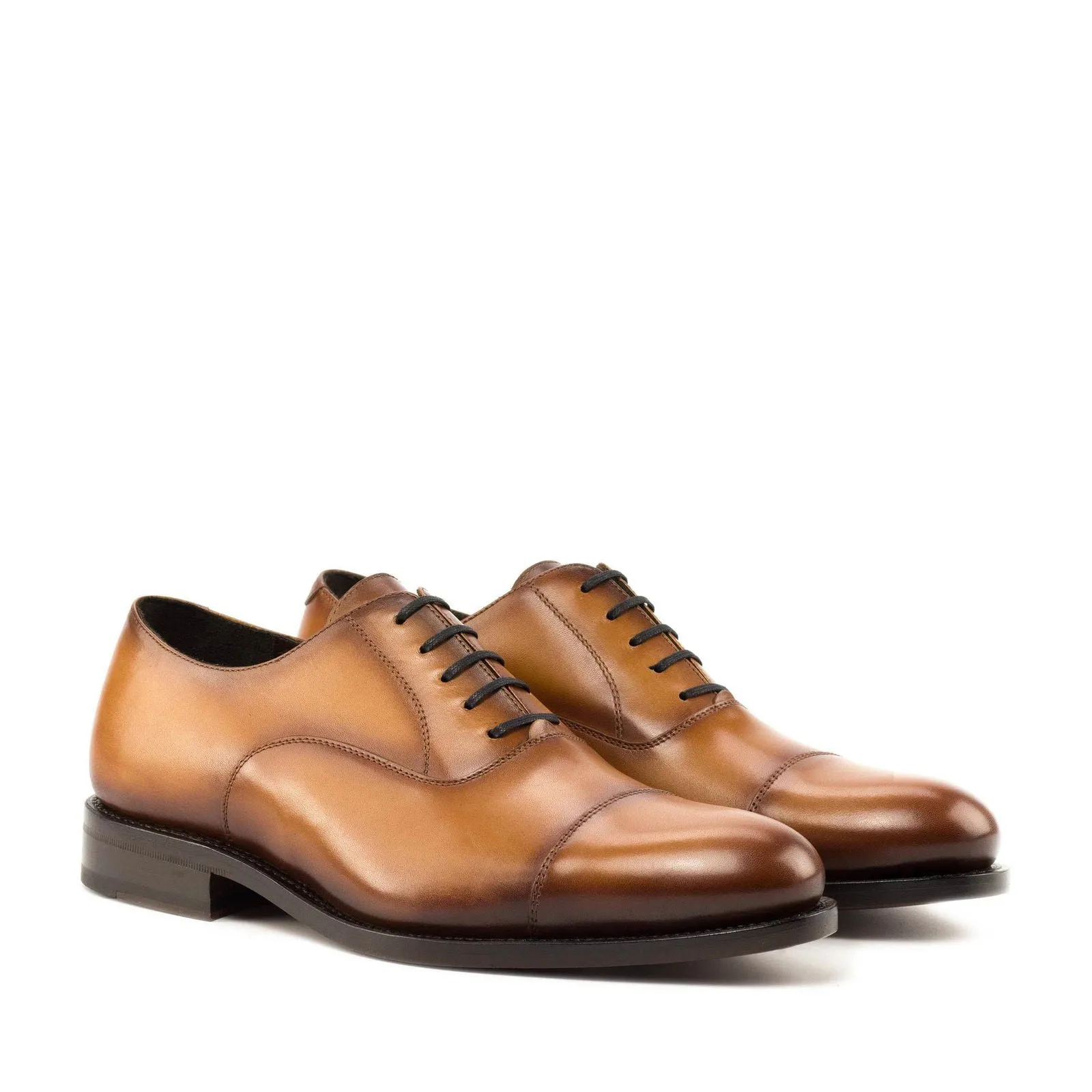 Men's Oxford Leather Shoes Wide Plus Size 6014