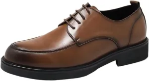 Men's Oxfords Lace Ups Shoes Dress Shoes Men's Casual Slip-on Loafers Stretch Shoes Breathable Casual Shoes for Men(White-Patch Five-Pointed star4,6.5in)