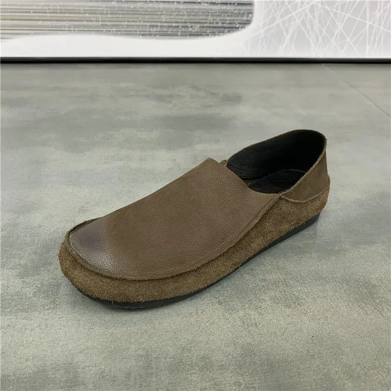 Men's retro slip-on shoes