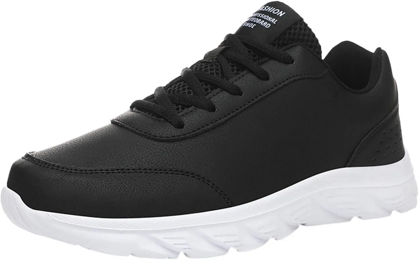 Mens Shoes Large Size Casual Leather Laace Up Casual Fashion Simple Shoes Running Work Sneaker Boots for Men