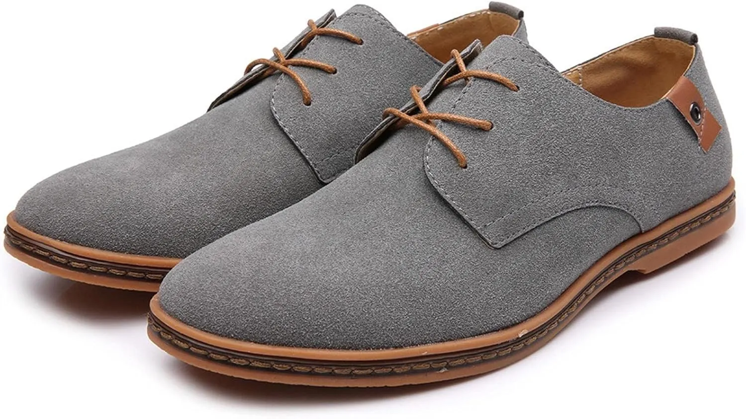 Mens Tennis Shoes Men's Fashion Casual Solid Lace Up Oxfords Leather Shoes Male Business