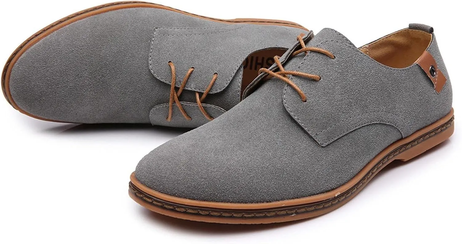 Mens Tennis Shoes Men's Fashion Casual Solid Lace Up Oxfords Leather Shoes Male Business