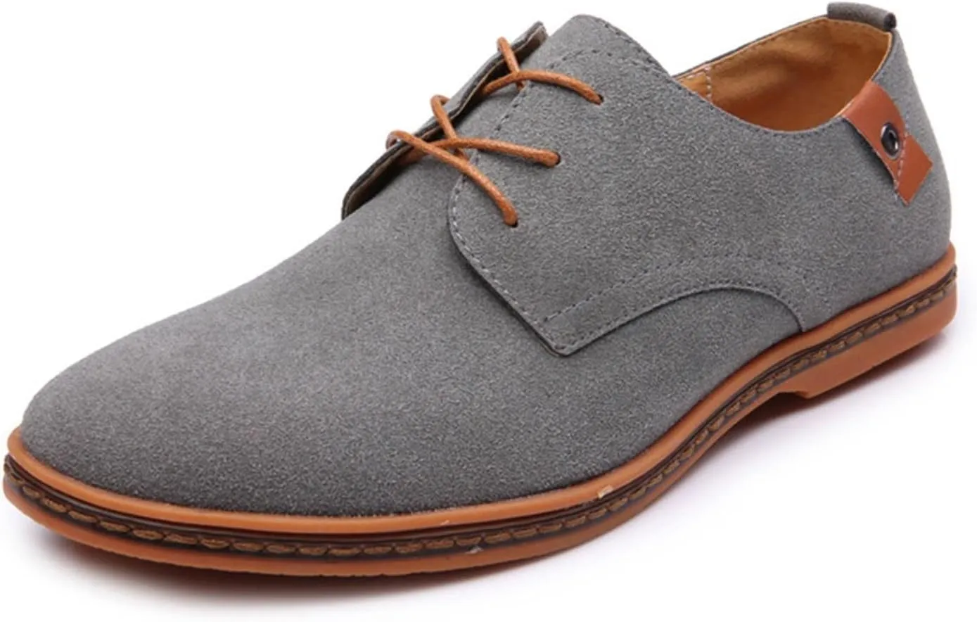 Mens Tennis Shoes Men's Fashion Casual Solid Lace Up Oxfords Leather Shoes Male Business