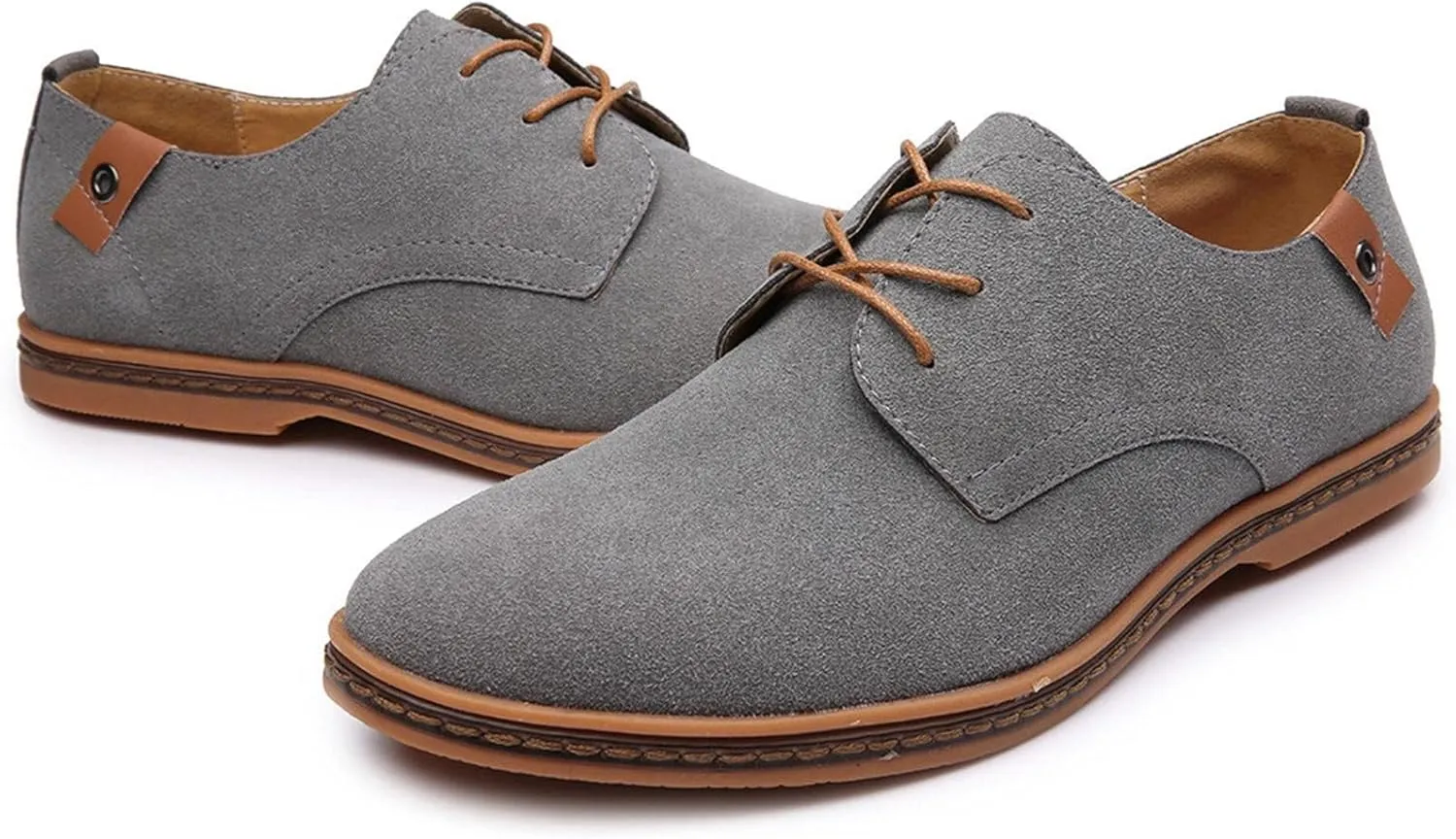 Mens Tennis Shoes Men's Fashion Casual Solid Lace Up Oxfords Leather Shoes Male Business
