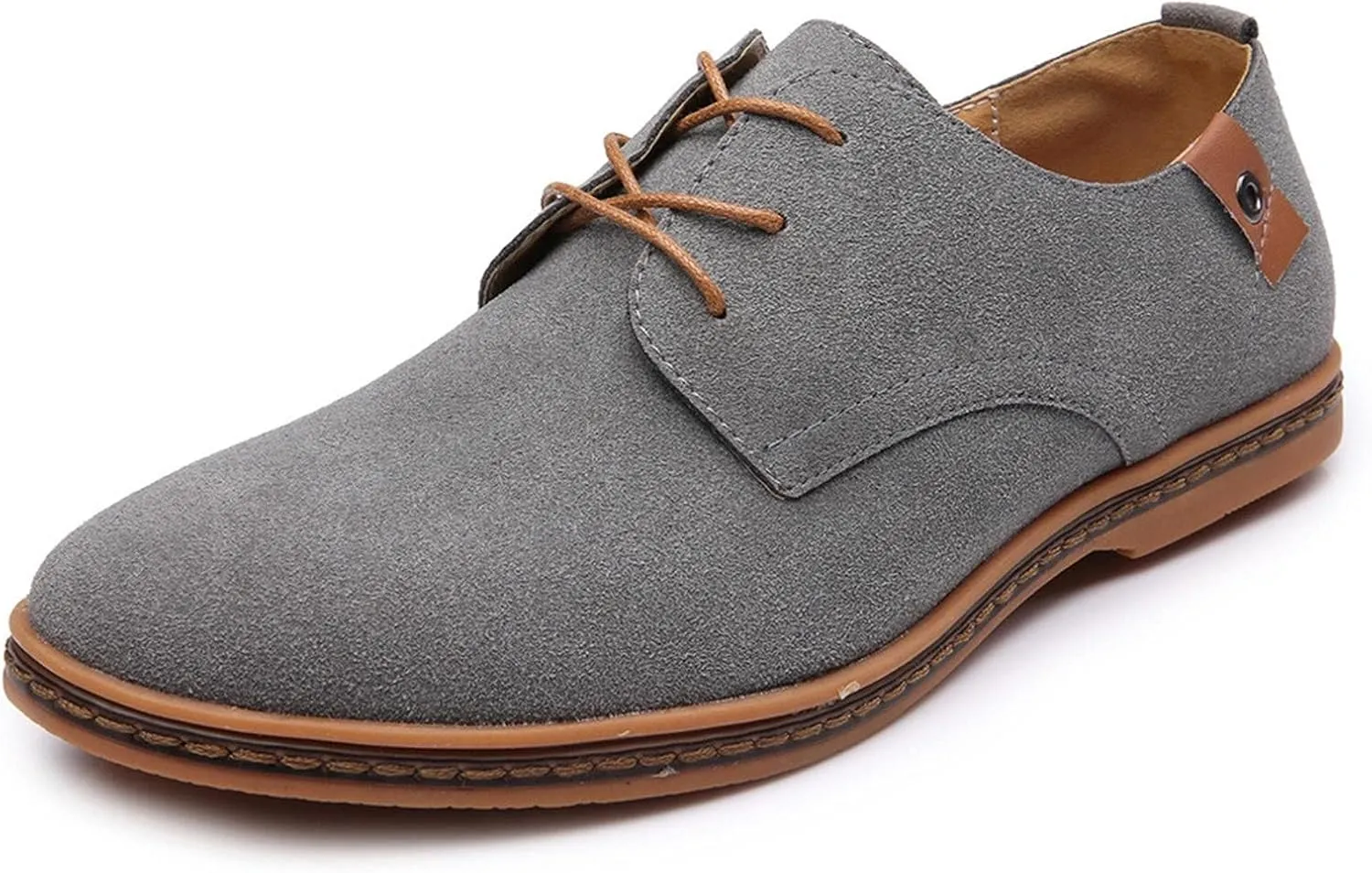 Mens Tennis Shoes Men's Fashion Casual Solid Lace Up Oxfords Leather Shoes Male Business