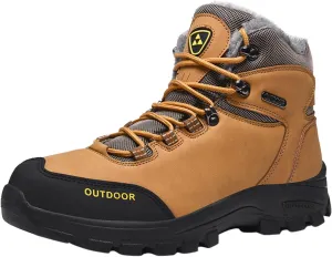 Men's Winter Fashion Breathable Water Proof Outdoor Hiking Shoes High Top Cotton Shoes Hiking Mens Classic Nylon Sneaker Men'
