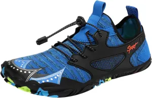 Mens Womens Water Shoes Non Slip Quick-Dry Water Shoes Barefoot for Beach Surf Hiking Pool Water Sports Couple Summer Outdoor Hiking Breathable Footwear Indoor Comfy Fitness Socks