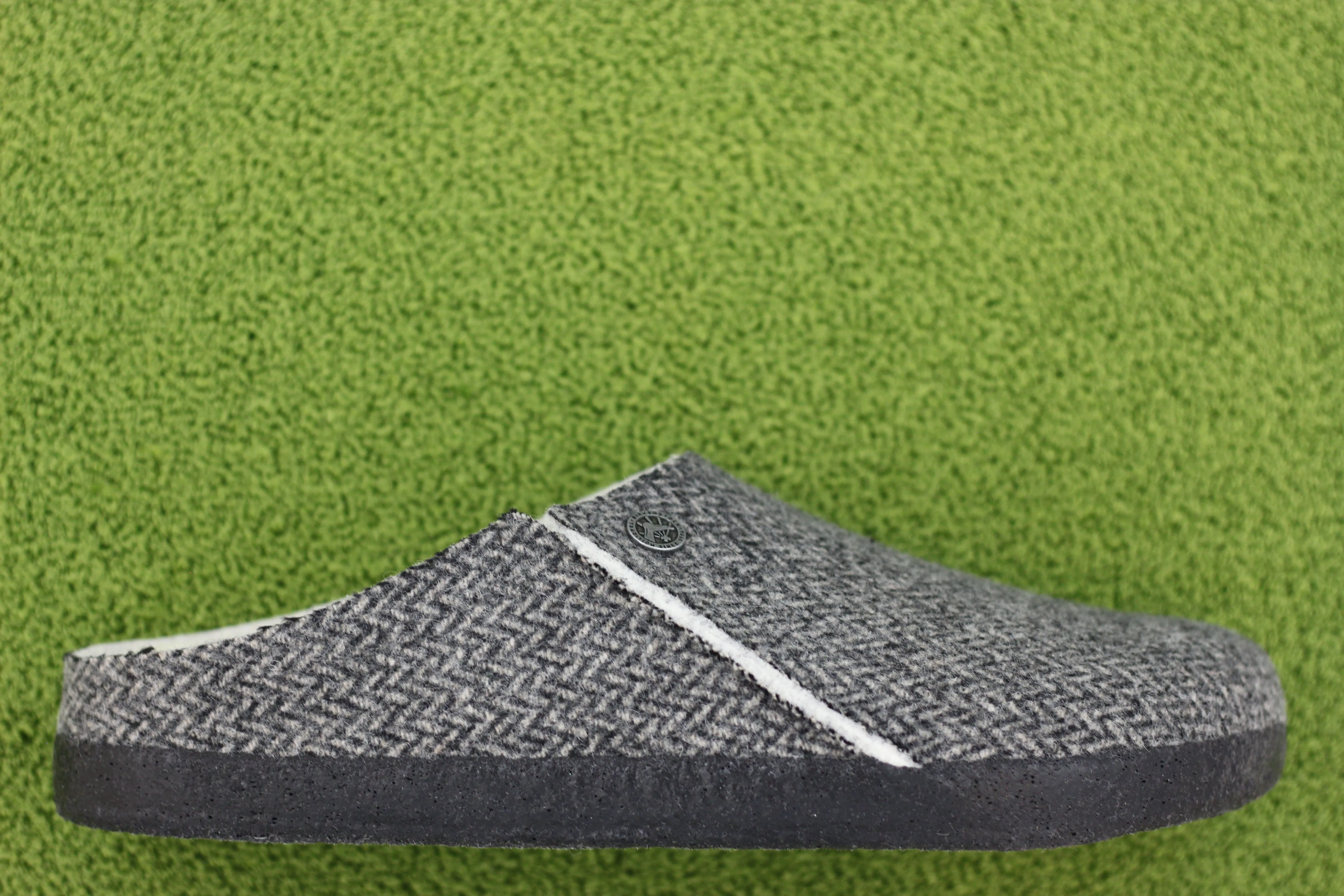 Mens Zermatt Slipper - Herringbone Wool/Shearling