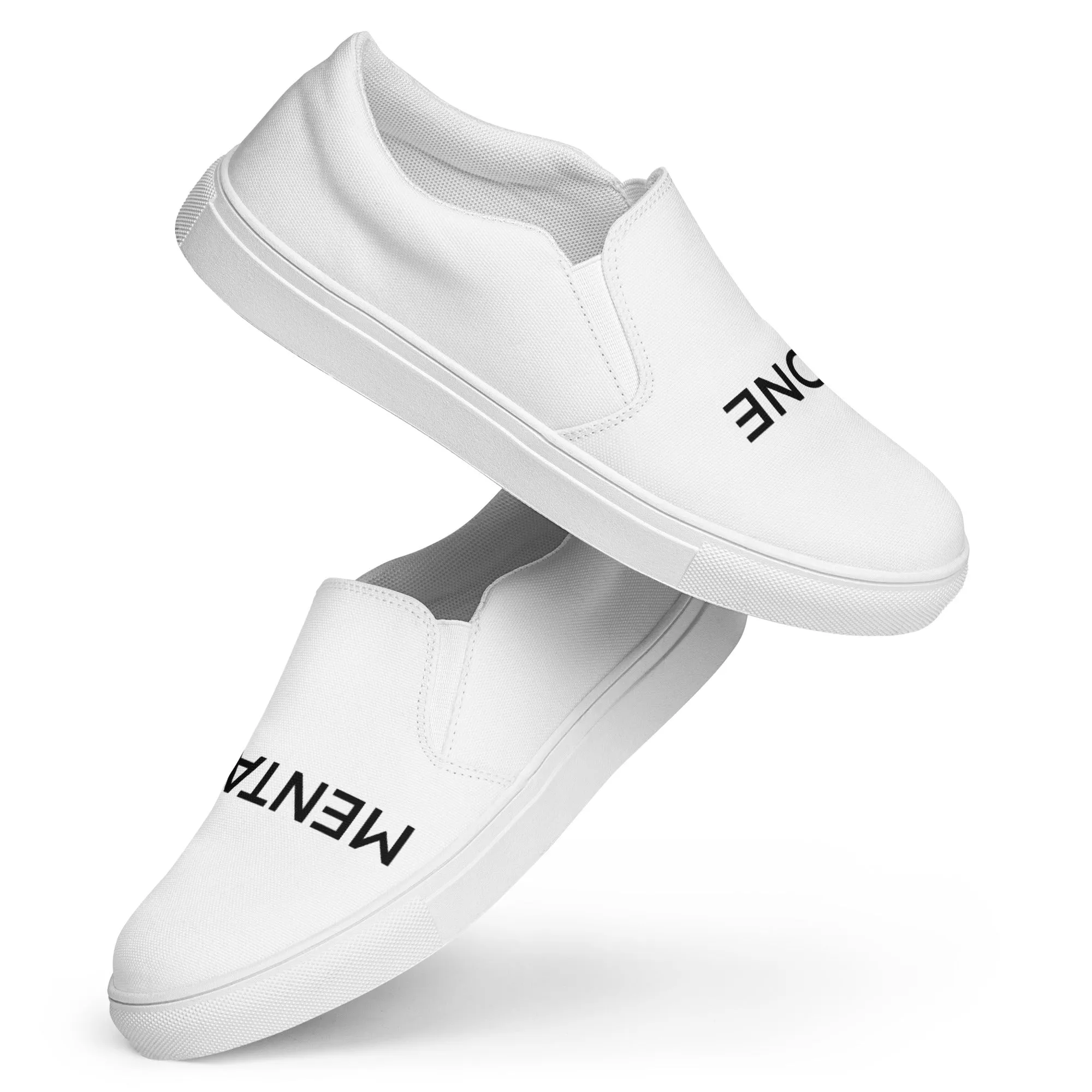 Mentally Gone men's slip-on canvas shoes