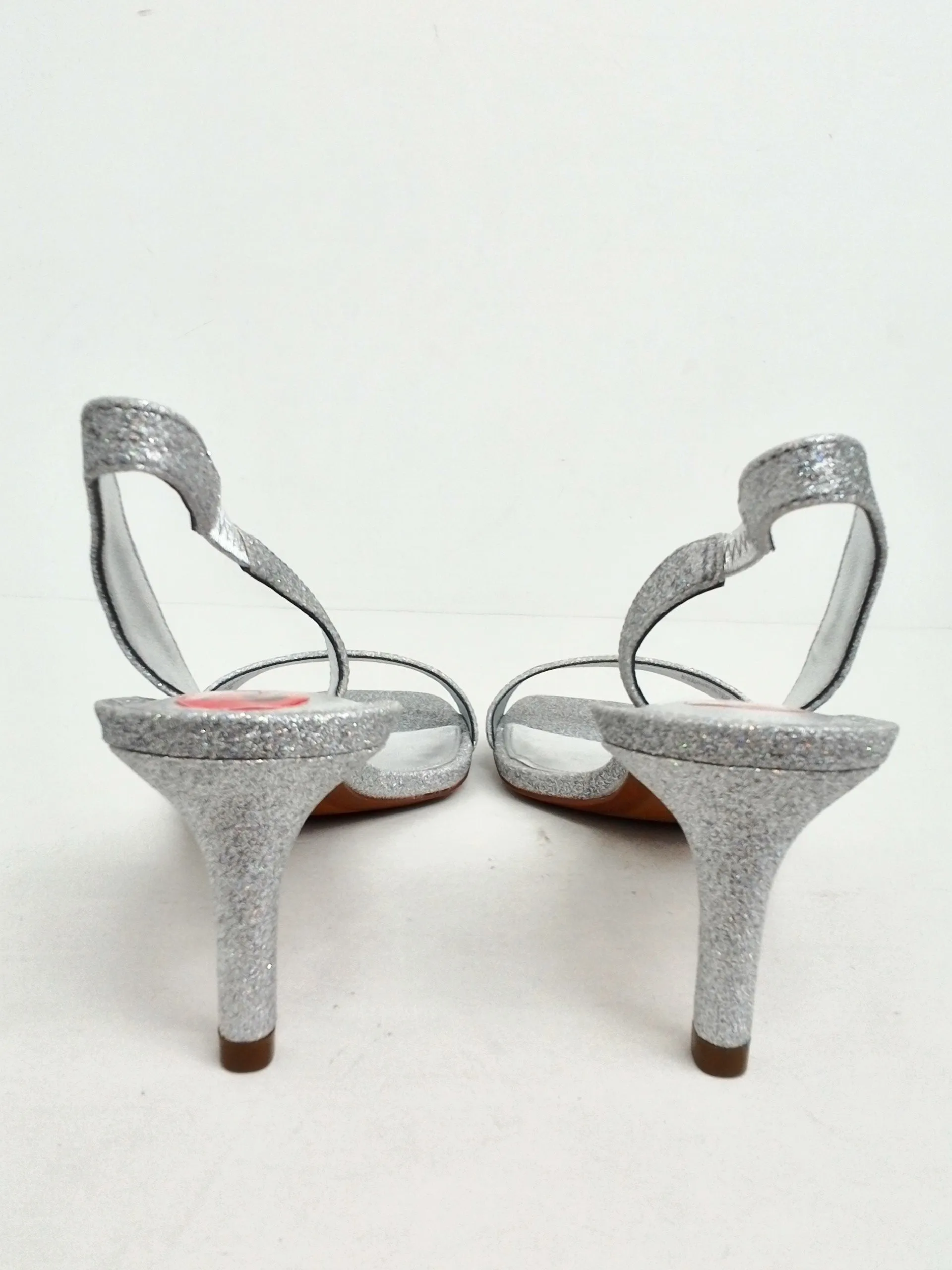 Michael Kors Women's Silver Heeled Sandals Size 6.5 M