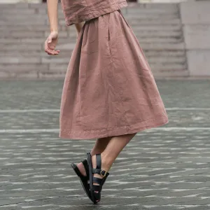 Midi Skirt Sophia Faded Rose