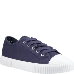 Navy Freya Canvas Trainers