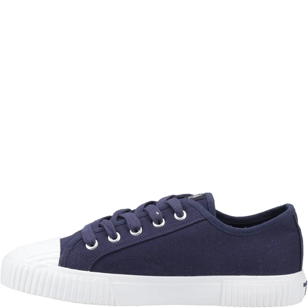 Navy Freya Canvas Trainers