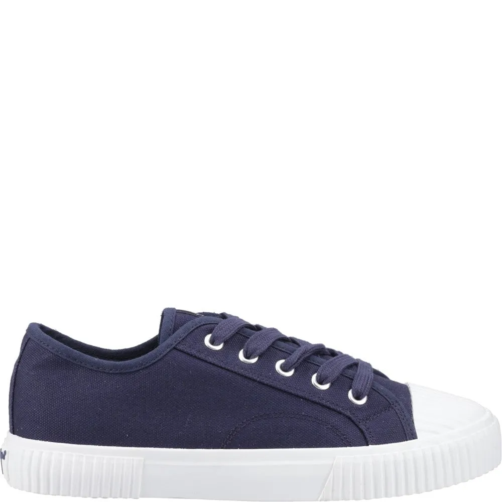 Navy Freya Canvas Trainers