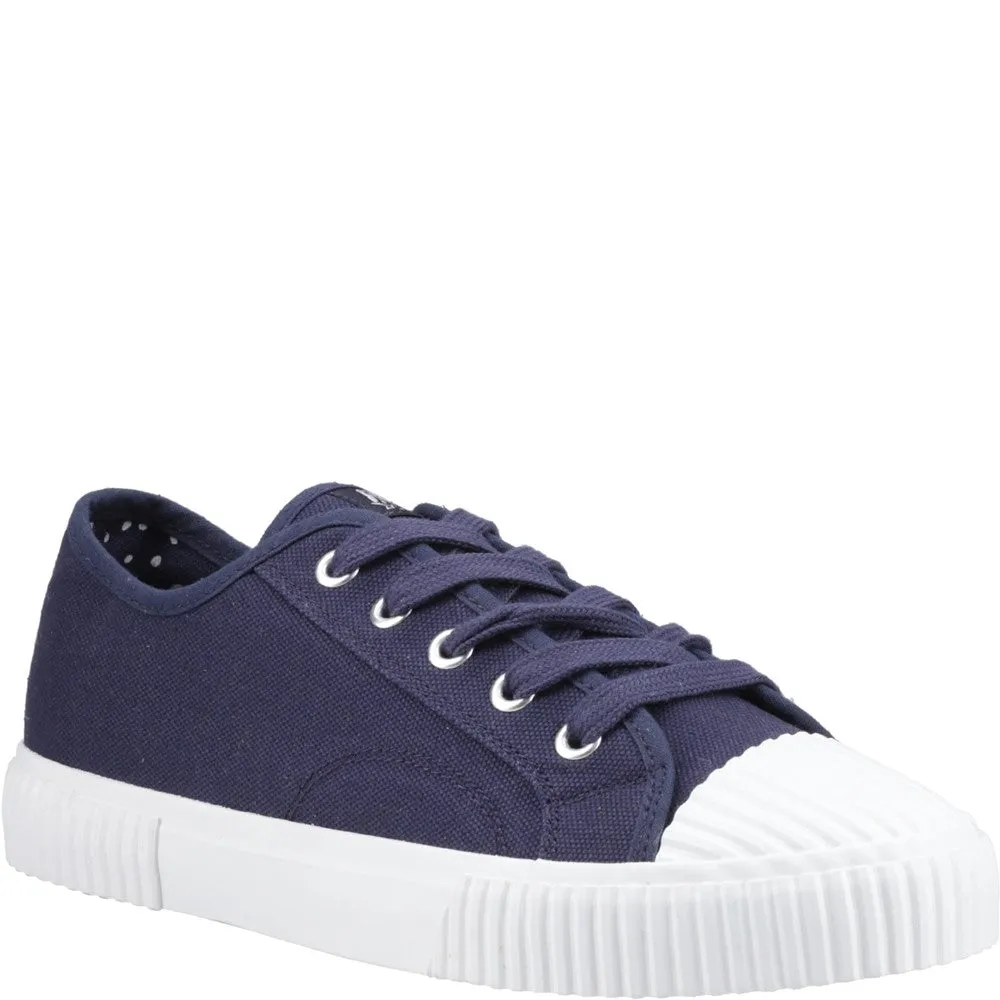 Navy Freya Canvas Trainers