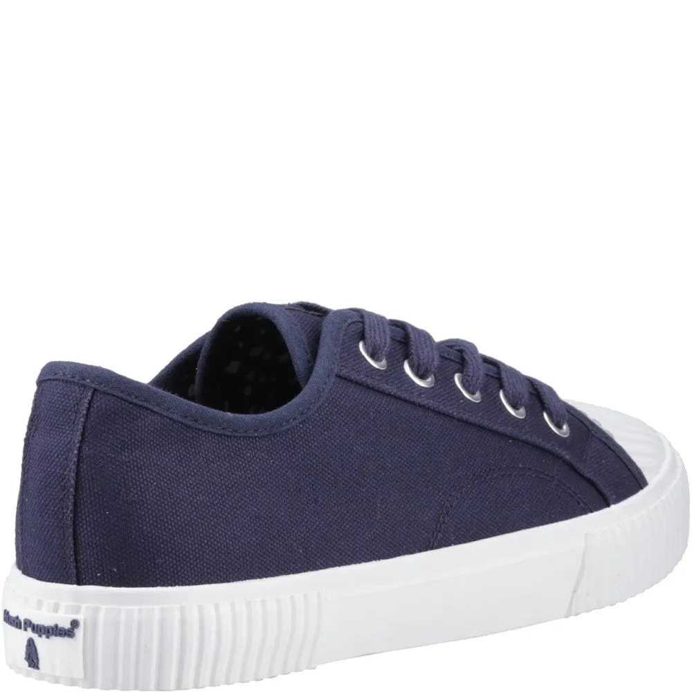 Navy Freya Canvas Trainers