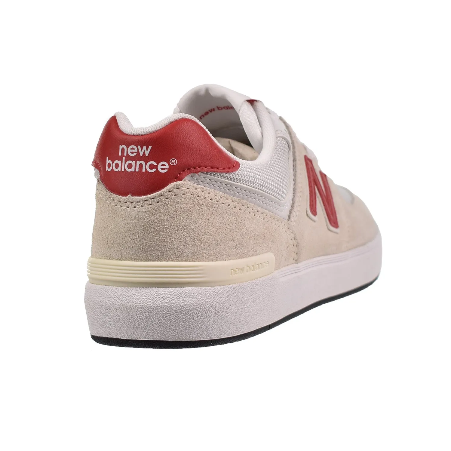 New Balance 574 Men's Shoes White-Red