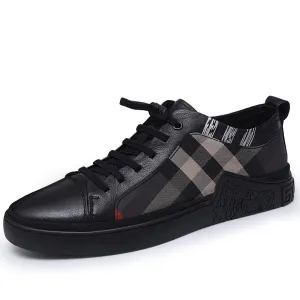 New Low-top Breathable Canvas Leather Sneakers