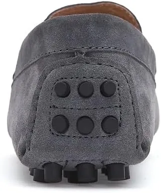 New Men's Shoes Loafers for Men Suede Vamp Driving Penny Moccasins Loafers Flexible Flat Heel Slip Resistant Anti-Slip Prom Slip-ons