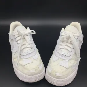 Nike Air Force 1 Low Women's Billie Eilish Triple White Sneakers-Size: 7 ( COA)