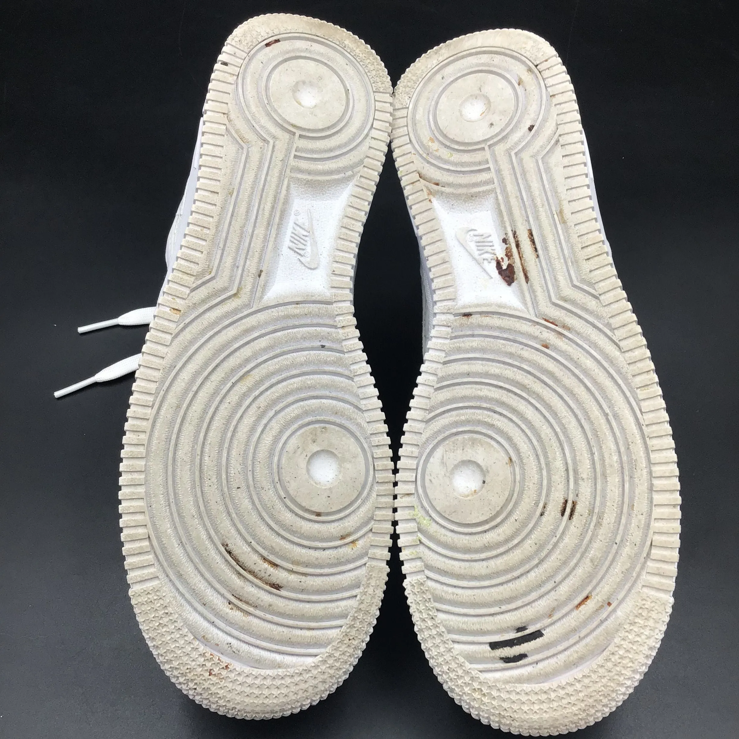 Nike Air Force 1 Low Women's Billie Eilish Triple White Sneakers-Size: 7 ( COA)