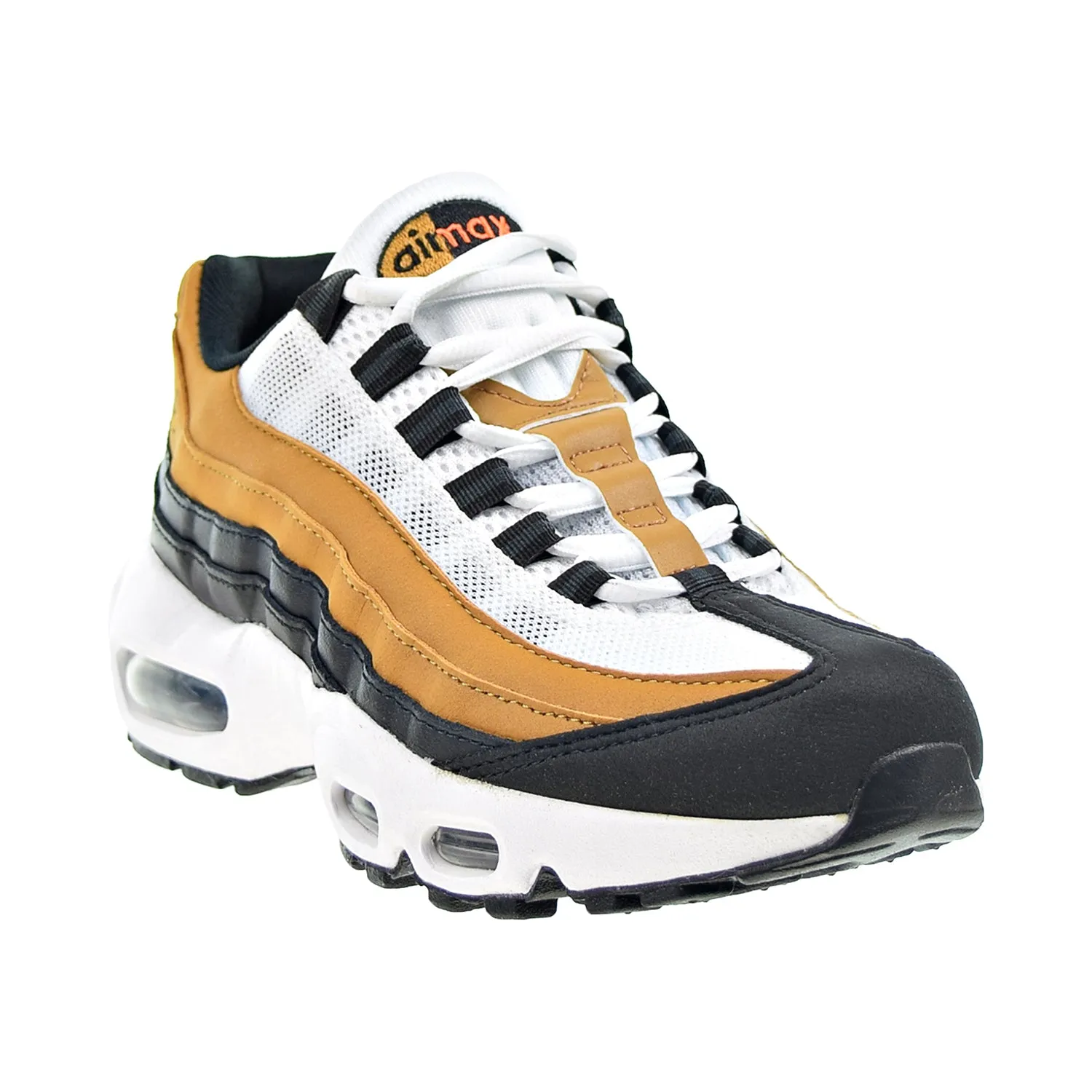 Nike Air Max 95 Recraft (GS) Big Kids' Shoes Black-Dark Smoke Grey-Wheat-White