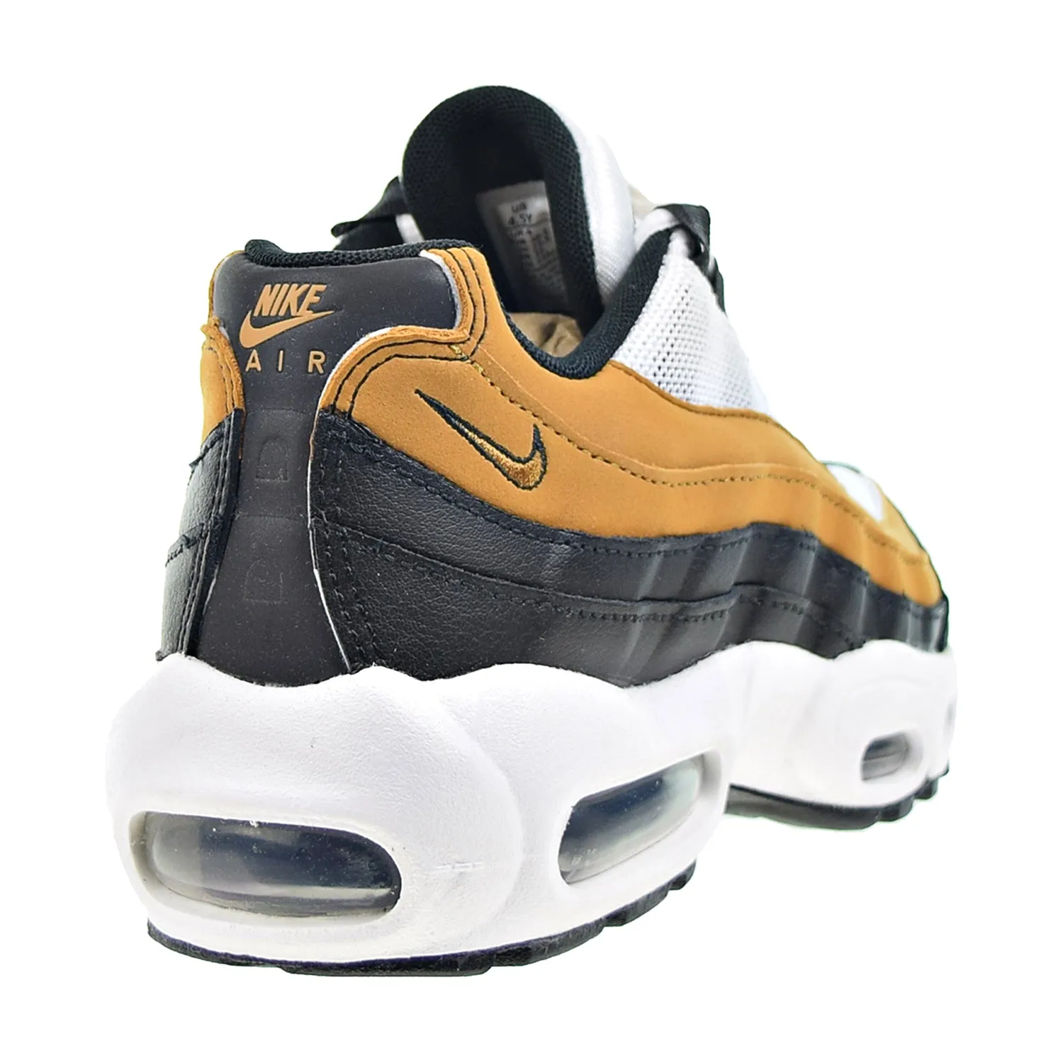 Nike Air Max 95 Recraft (GS) Big Kids' Shoes Black-Dark Smoke Grey-Wheat-White