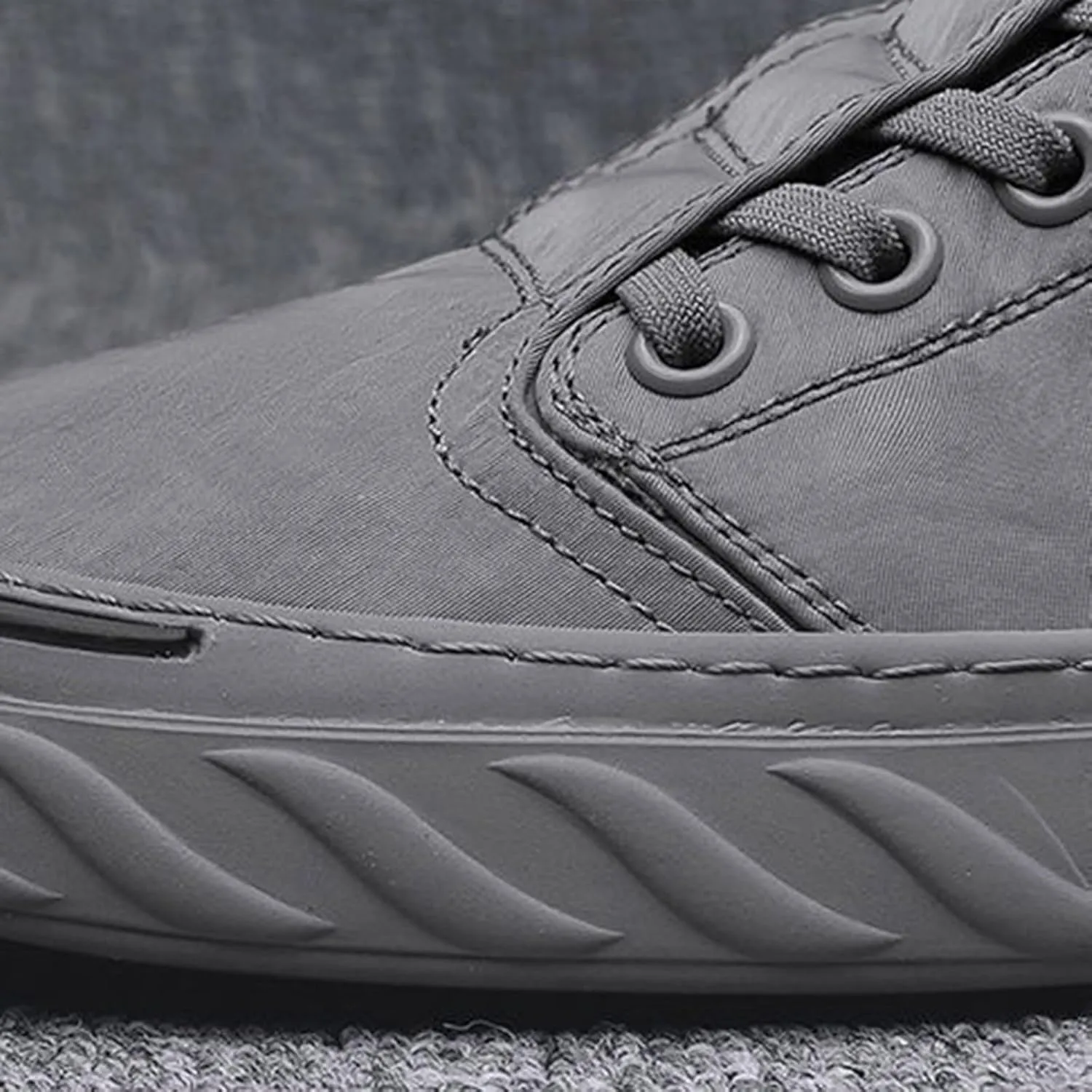 Non Slip Work Sport Shoes for Men Trendy Versatile Shoes Casual Versatile Canvas Arch Support Men's Leather Boots