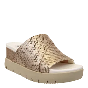 NORM in GOLD Wedge Sandals