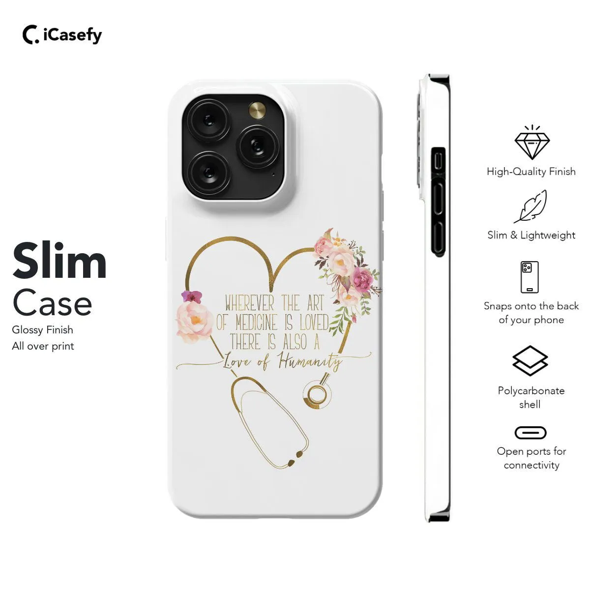 Nurse Love Phone Case iPhone Samsung Pixel & More