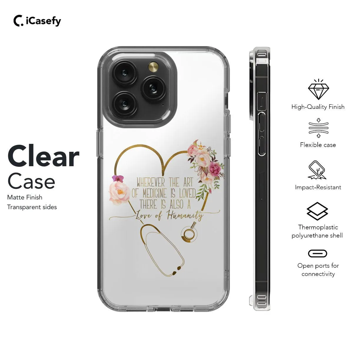 Nurse Love Phone Case iPhone Samsung Pixel & More