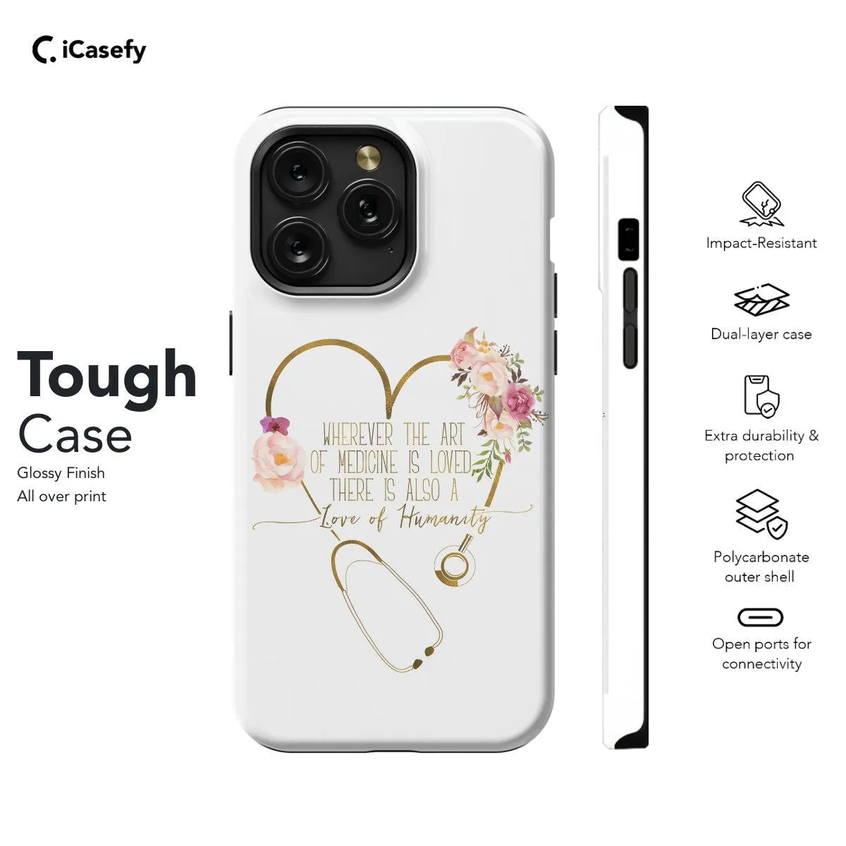 Nurse Love Phone Case iPhone Samsung Pixel & More