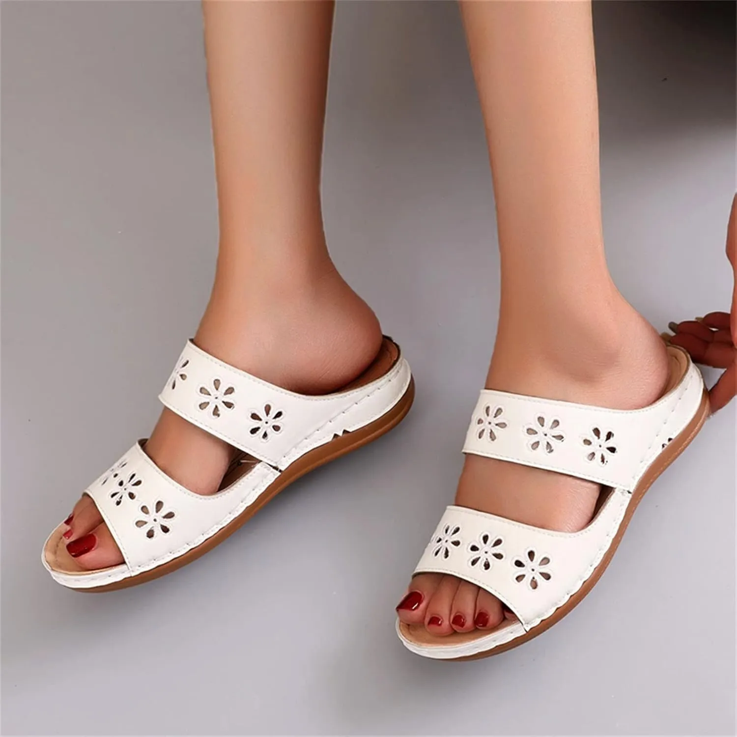 Orthopedic Sandals for Bunions Women with Arch Support Orthopedic Women Wide Sandals Sandals Women Beach Orthotic Women Sandals Shoes Comfort Walking Casual Summer Beach Shoes Flip Flop