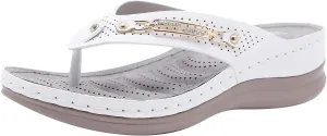 Orthopedic Sandals for Flat Feet Orthotic Walking Slippers for Women Flip Flops Arch Support Womens Orthotic Womens House Sandals Slip Ons Orthopedic Comfortable Fashion Sandals for Women